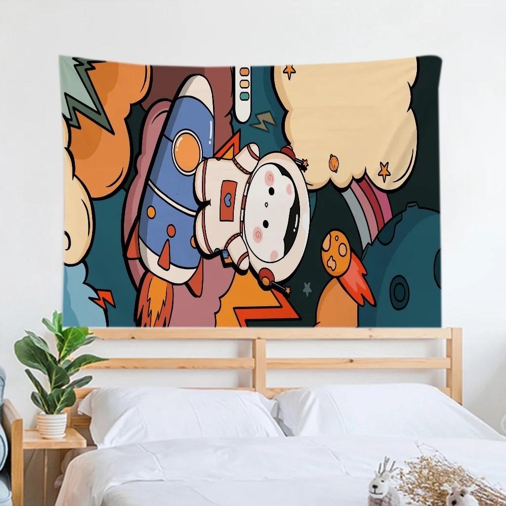 

Гобелен с изображением астронавта, украшение для офиса, гостиной, настенный гобелен для дома 100x75cm
