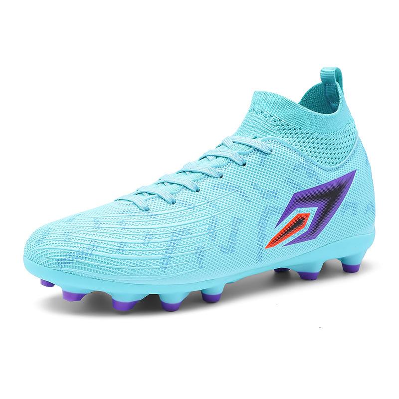Spirit Fire Sword, Football Shoes TPU Spikes Artificial Turf Rubber Sole Leather Foot Student Children's Training Shoes