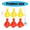 6pcs Referee Flags Football Penalty Flags for Soccer Ref Umpire Coaches Challenge Flags for Football Party Accessory