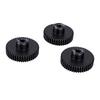 3PCS 48DP Pinion Gear 43T 44T 46T RC Car Motor Gear Hardened Steel M0.53 3.175mm Shaft Diameter