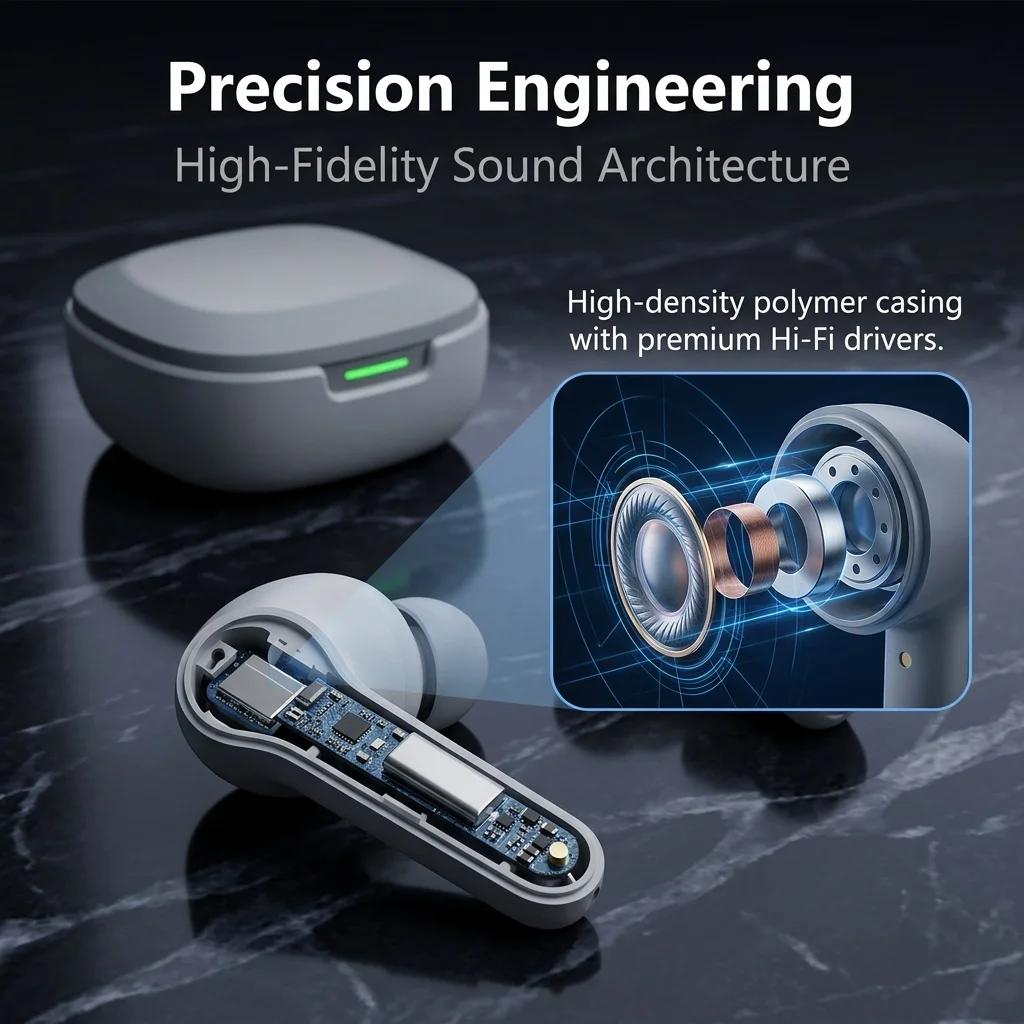 Xiaomi Wireless Bluetooth Earphones Low Latency Game Music Headphones HiFi Stereo Long Playback Headset TWS Gaming Earbuds HD Call Mic