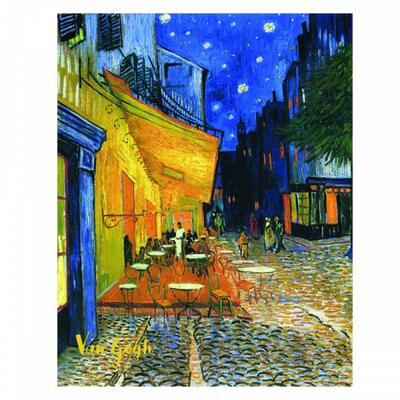 [R2015] - Reproduction 'Vincent Van Gogh' (Café Terrace In the Evening) - 30x20cm