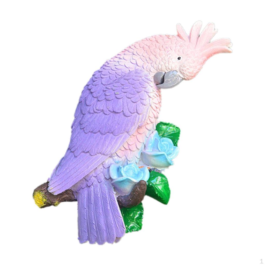 Colorful Bird Statue for Yard Decoration, Great Gift Idea Enthusiasts