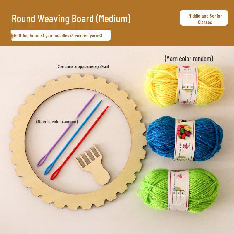 Kindergarten Yarn Weaving Kit for Large Classes – Loom and Craft Supplies Included