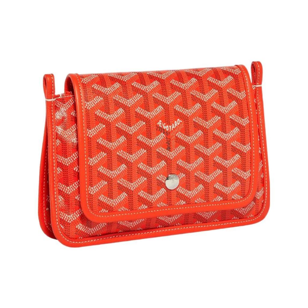 Goyard Plumet Y Monogram Multi-Pocket Detachable Shoulder Strap Canvas And Leather WOC Envelope Clutch Crossbody Shoulder Bag Unisex bags PLUMETPMLTY