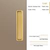 Modern Minimalist Embedded Grooved Sliding Door Handle Concealed Extended Cabinet Handle Wardrobe Closet Furniture Drawer Pulls