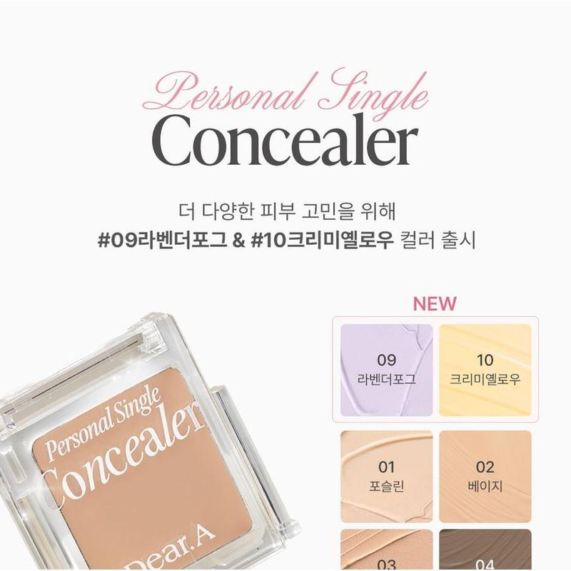 Dear.A - Personal Single Concealer - 10 Colors