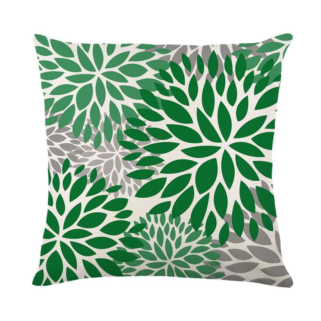 Elegant Waterproof Flower Printed Cushion Cover With Oilproof And Dustproof Features For Stylish Home Decor
