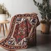 Turkse Vintage Etnische Kilim Kleed Plaid Deken Bed Bank Decoratief Kussenhoes Cadeau