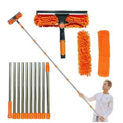 2 In 1 Washing Ceiling Duster Dusting Cleaning Window Wiper Window Washing Kit  Household