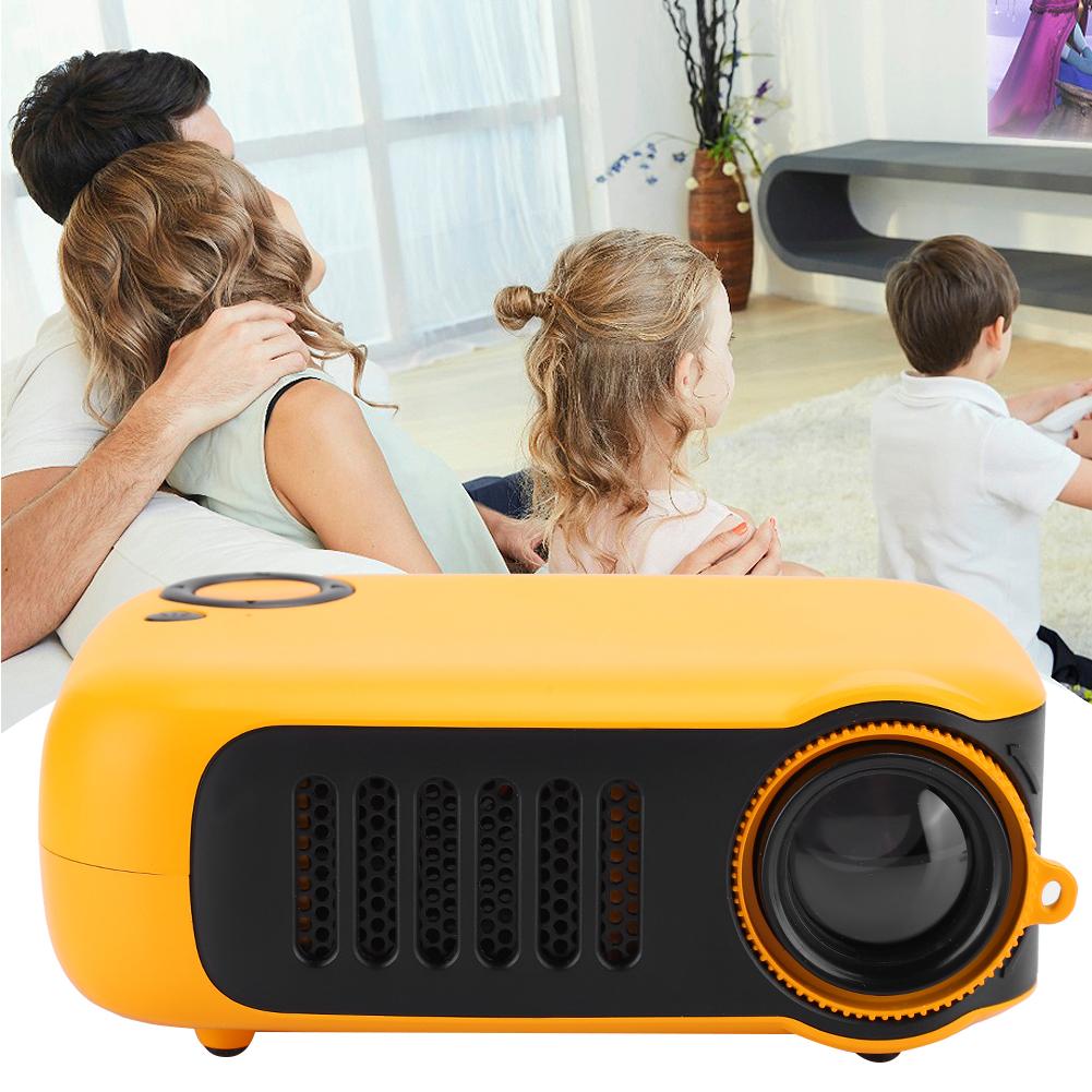 Mini Portable Projector Household Projectors 320 X 240 Resolution with 2-Inch LCD Screen
