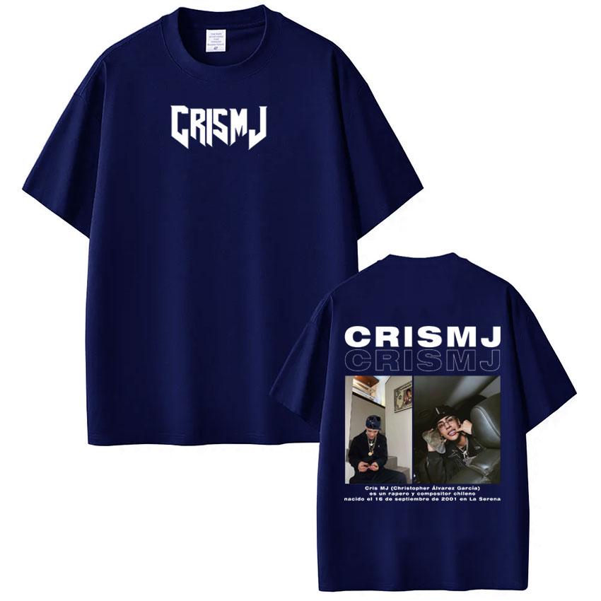Rapper Cris Mj Tour 2026 Merch Tshirts Men Women Harajuku T Shirts High Quality pure Cotton Shortsleeved Vintage Hiphop Top