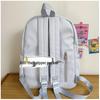 Stylish Solid Color Backpack for Junior High Girls & College Students