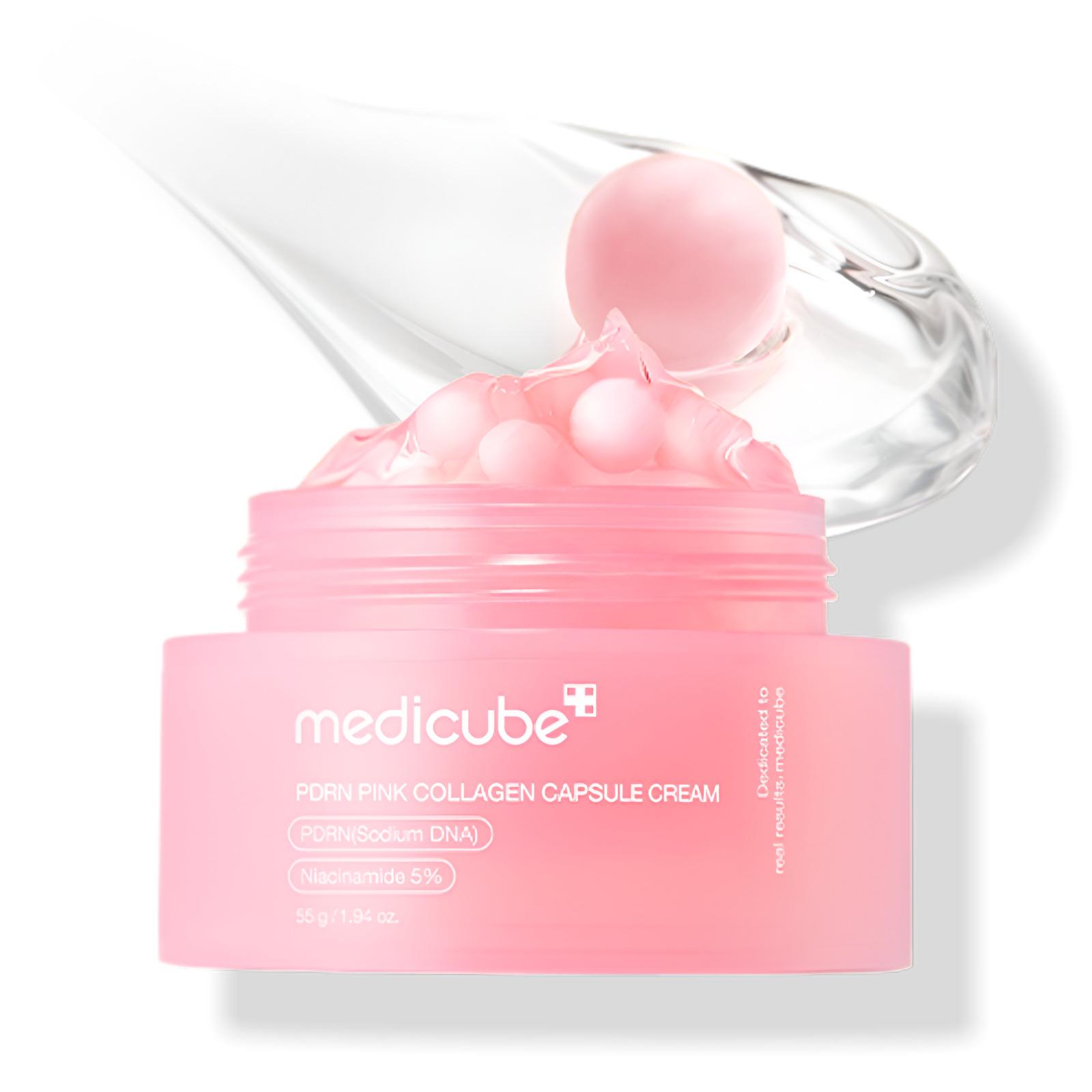Medicube PDRN Pink Collagen Capsule Cream Firming Hydrating Glow Moisturizer 55g 1 piece