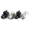 Plastic Pneumatic Hand Valve 4mm 6mm 8mm Black Push In Turn Switch Quick Joint Connector Manual Ball Current-limiting Valve