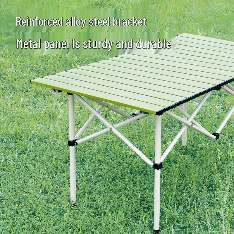 Quyoubang Y5901 Outdoor Folding Table & Chair 5-Piece Set