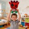 Verlassene Jx1dx1 Roter König Plüschtier Niedliche Anime-Peripherie Spielzeug Weiches Kuscheltier Plüschtier Geburtstag Weihnachtsgeschenk für Kinder