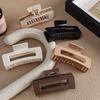 Soft Silicone Shark Hair Claw, Non-Slip Round Hair Clip for Women