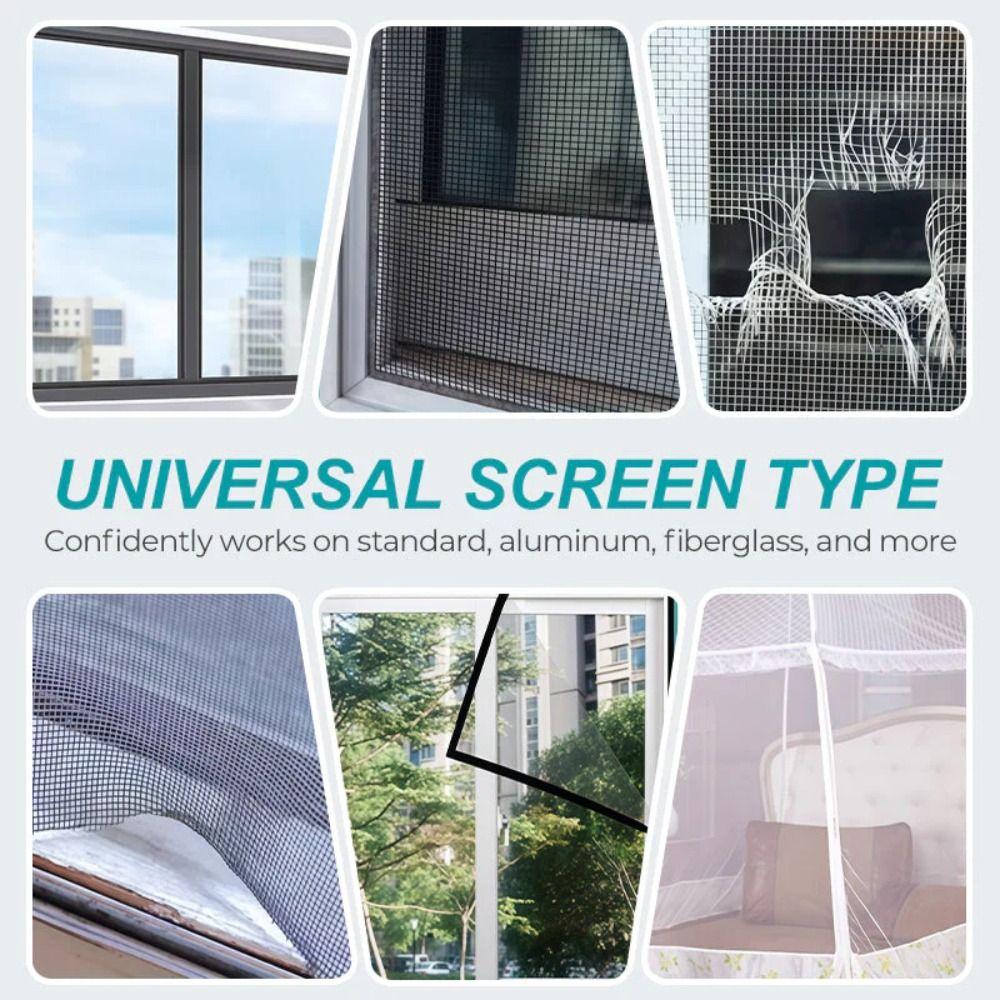 Self-adhesive Window Screen Repair Tape Breathable Window Screen Repair Tool Window Screen Repair Patch DIY