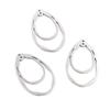 10pcs/lot 316 Stainless Steel Charms Geometry Metal Stamping Blanks DIY Porous Connector Pendant Necklace Earring Accessories