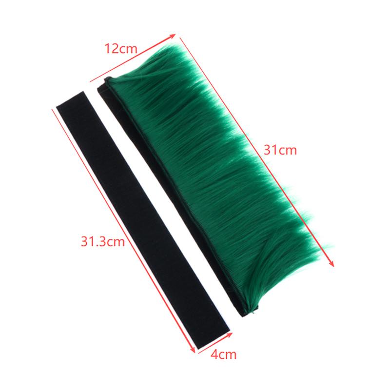 Parrucche Sintetiche Punk Mohawk Decorazioni Colorate per Casco per Accessori Moto Bicicletta Capelli Riutilizzabili Eleganti Motociclisti