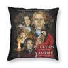 Interview With The Vampire Tribute Square Pillowcase Polyester Linen Velvet Pattern Decor Pillow Case Room Cushion Case 45x45