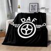 Coperte stampate retrò camion DAF 3D coperta da picnic coperte calde in flanella coperta morbida e confortevole biancheria da letto Regalo di compleanno