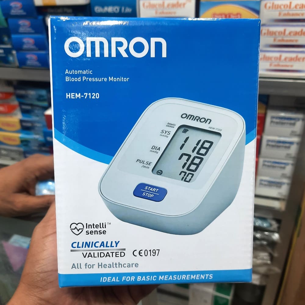 Omron HEM 7120 Fully Automatic Digital Blood Pressure Monitor With Intellisense Technology - Arm Circumference (22-32Cm)