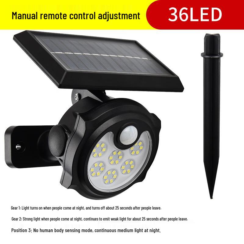 Lishi Outdoor Solar Motion Sensor Courtyard Light