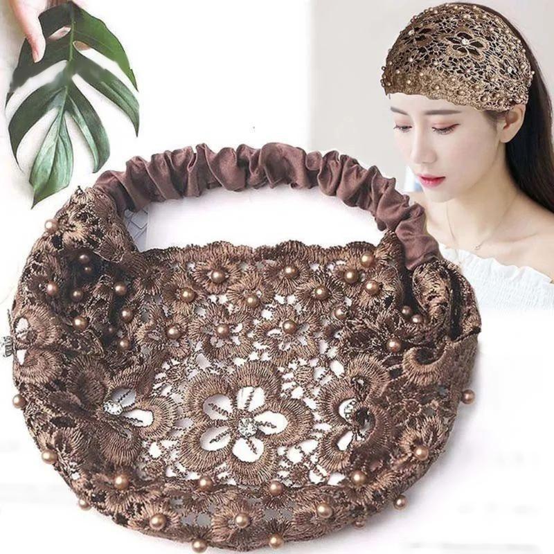 Stylish Lace Hairband With Comfortable Elastic Band Lightweight Design Headband Ideal For Fashion Accessories