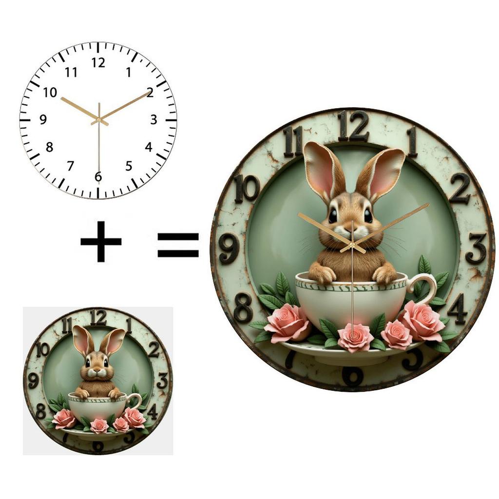 12 Inch Round Wall Clock Offering Exceptional Value and Quality for the Price
