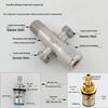 304 Stainless Steel Dual Outlet Hot/Cold Angle Valve Water Heater Diverter Switch