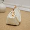 Perlentasche Sommer tragbar Muscheltasche Minitasche Umhängetasche mit Kette Perlen-Umhängetasche Damen