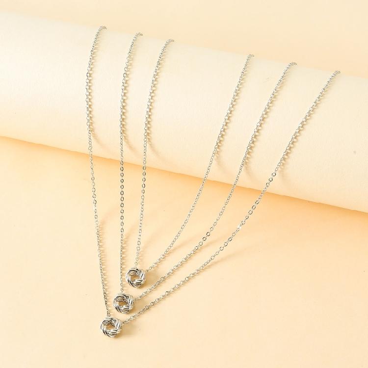 Knot Necklace for Best Friend Women Jewelry Gifts for Friends Silver Golden