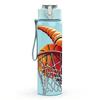 1PC Basketball Sport Theme 750ml Color Plastic Sports Water Bottle Leakproof Flip Straw Lid Suitable for Sports Office Home Use