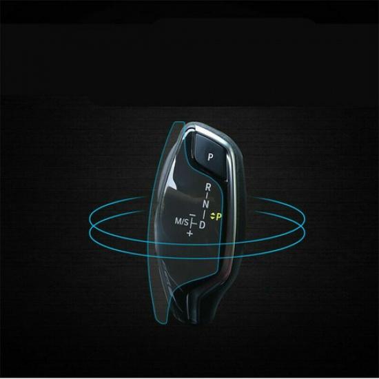 2x PVC Car Gear Shift Knob Cover Film Protect Sticker For BMW 5 G30 528li 2018