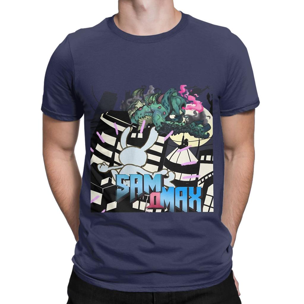 Sam And Max Hit The Road Shirt Funny 100 Cotton Tshirt Sam And Max Hit The Road Tops Tees For Unisex