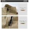 Men S Stand Collar Waterproof Thin Jacket Casual Fashion Solid Color