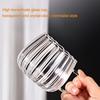 Glass Coffee Mug With Handle Vertical Stripes Coffee Cup Creative Transparent Water Cups Drinking Glasses For Hot/Cold Beverages