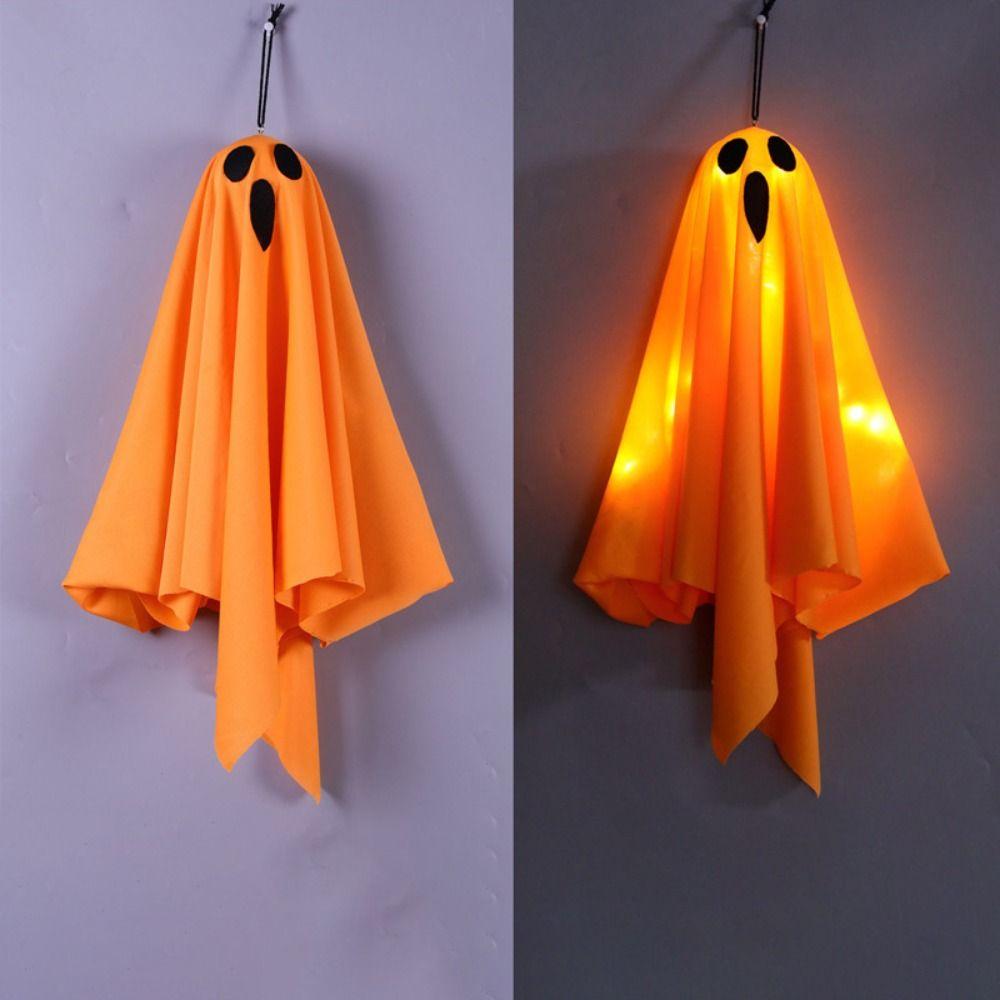 Floating LED Specter Flashing Halloween Hanging Ornament Funny Specter Ceiling Hanging  Porch