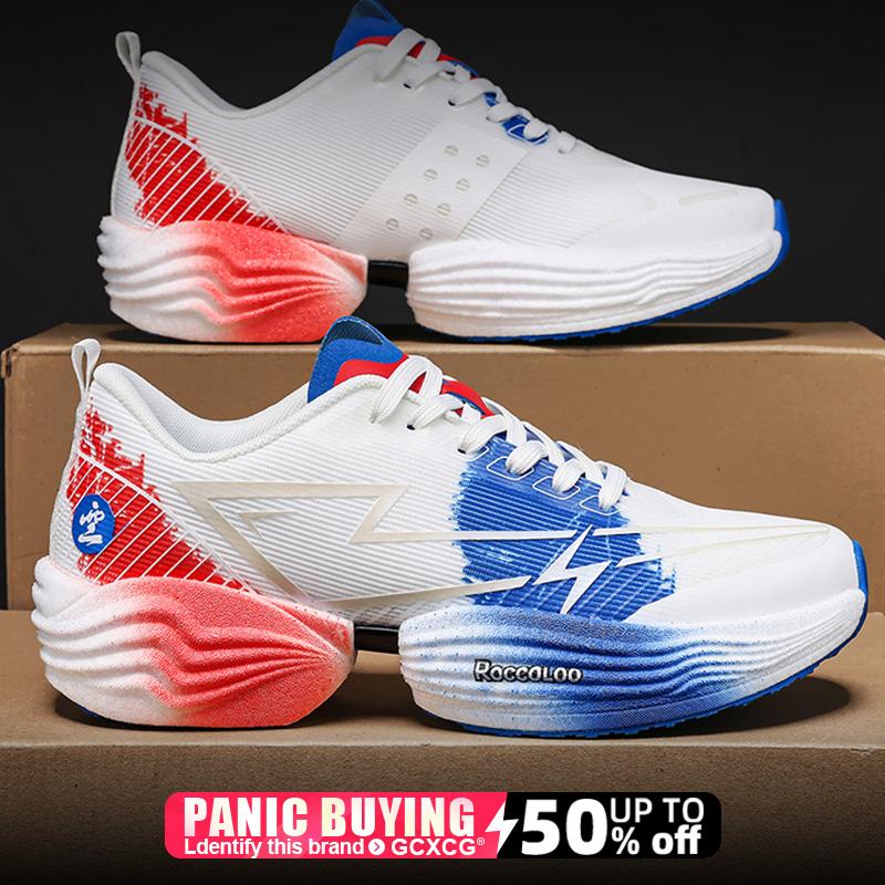 

Running Shoes Speciality Carbon Board Marathon Men Sports Breathable Lightweight Women s Comfortable Athletic Nonskid Sneakers 45 синій