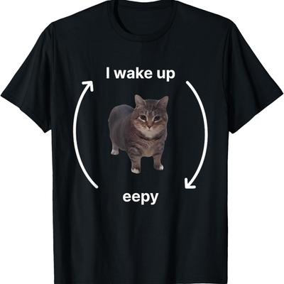 Eepy Cat Silly Sleepy Cat Meme T-Shirt