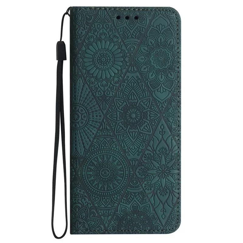 Phone 17 16 Pro Max Vintage Flower Case for IPhone 17 Air 16 15 Plus 14 13 12 11 Pro Max Case Magnetic Leather Wallet Book Cover