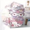 Kuromi My Melody My Sweet Piano Automatic 3-Fold Cartoon Umbrella Design, Cute Cartoon Pattern, Portable Outdoor Umbrella, Perfect, Holiday Gift for D