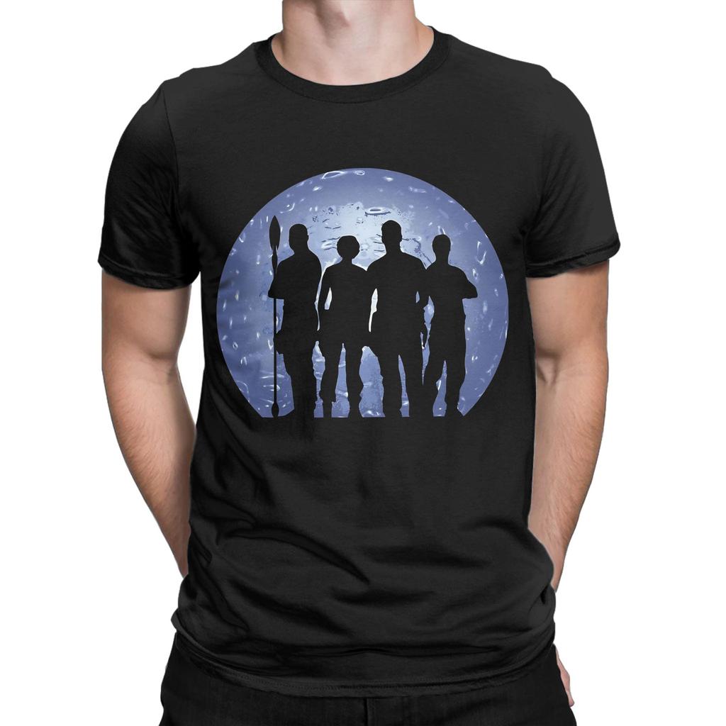 Ready for Action Funny 100% Cotton T-Shirt Event Horizon Tees Tops For Men