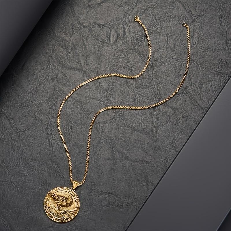 Nordic Retro Crow Dead Branch Relief Pendant Ins Hip Hop