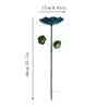 Bird Baths Vintage Flower Iron Decoration Flower Bird Bath For Feeding Home Garden Backyard Courtyard Landscaping Park Outdoor
