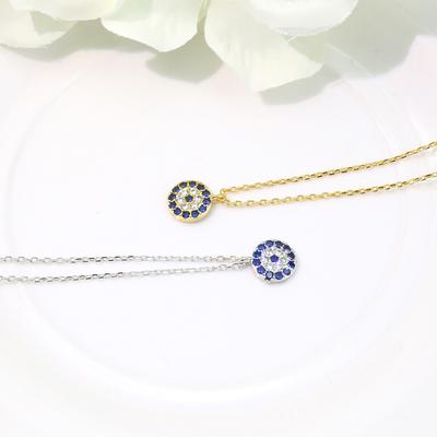 Şeytan Gözü Türkiye Kolye Kadın Kısa Mavi Gözler Yuvarlak Köprücük Kemiği Zinciri Boyun Zinciri Kolye