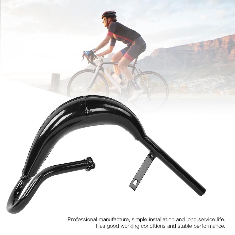 Stainless Steel Muffler Exhaust Pipe Accessory for 50CC 60CC 80CC Two Stroke Engine(black )