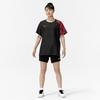 Volleyball wear N-XT Short-sleeved training jacket/windbreaker shirt for club activities V2MEC000 Unisex Black/Red XL